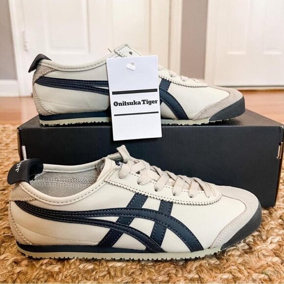 Onitsuka Tiger by Asics Shoes - NWT Onitsuka Tiger Mexico 66 Sneakers Birch Peacoat